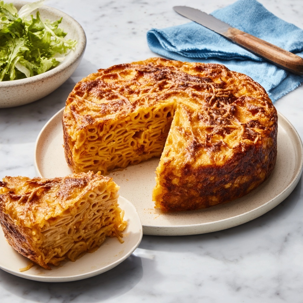 Pasta Pie Recipe - Recipe Image