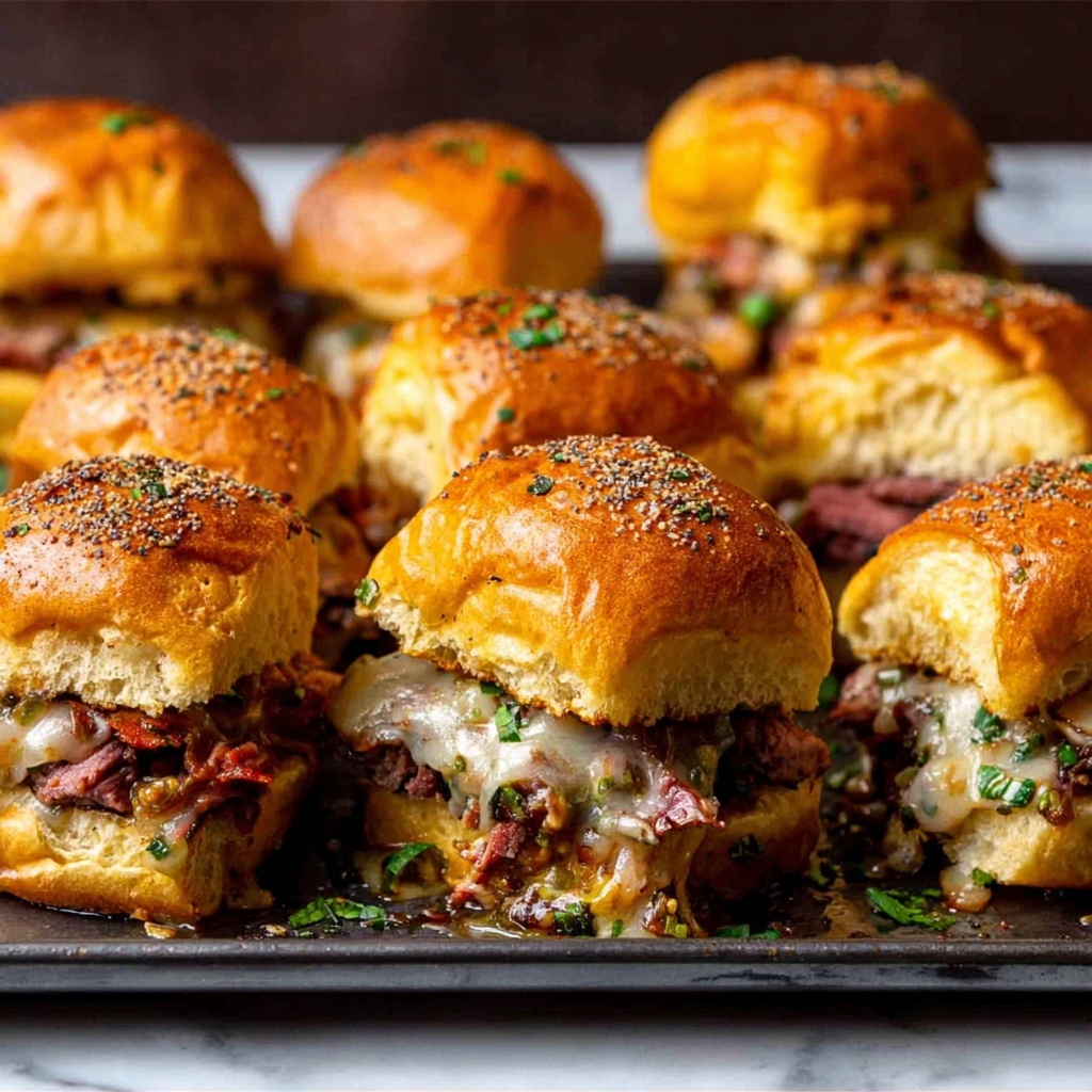 Cowboy Butter Steak Sliders Recipe - Recipe Image