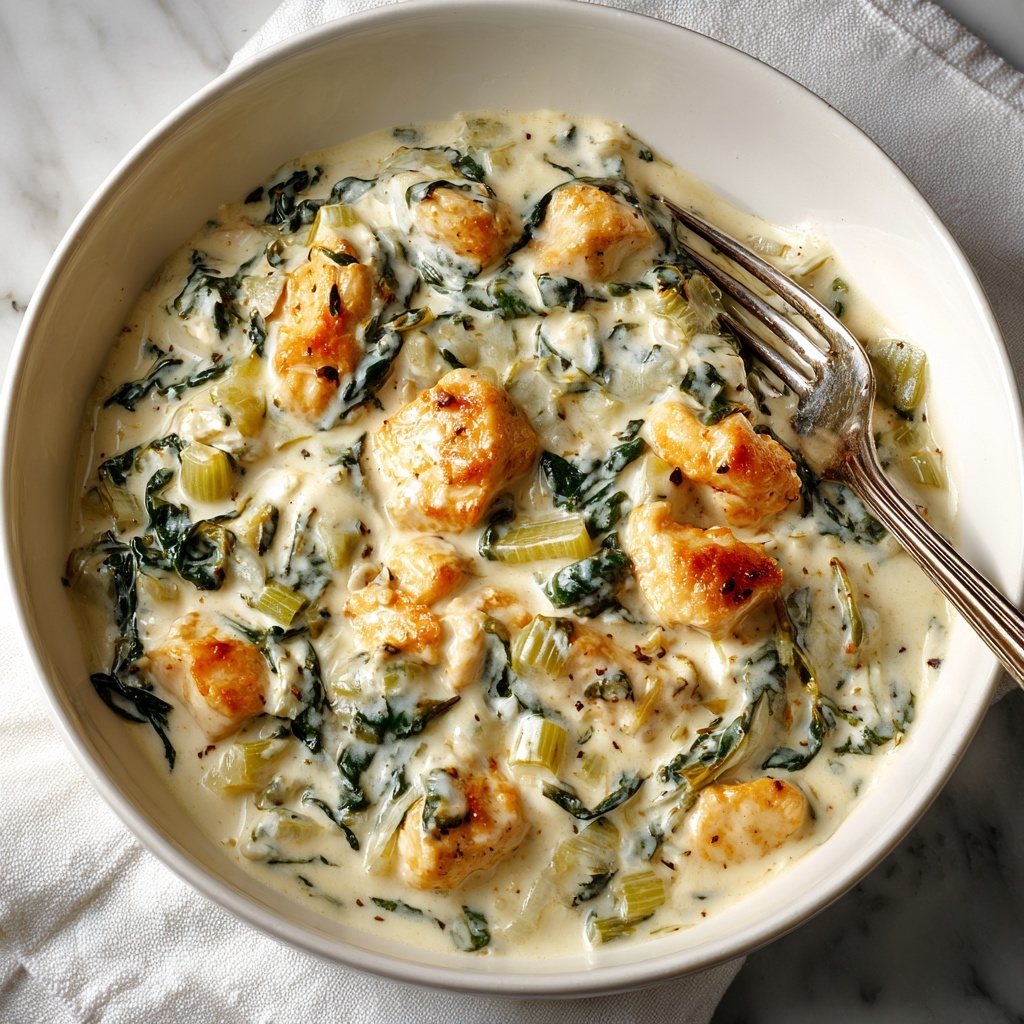 High-Protein Spinach and Artichoke Chicken Casserole Recipe - Recipe Image