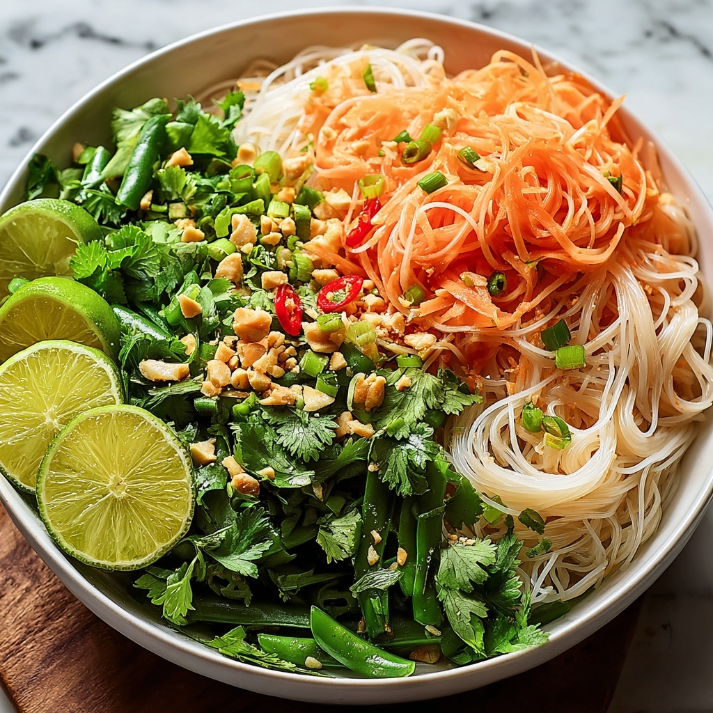 Vietnamese Noodle Salad with Tangy Dressing Recipe - Recipe Image