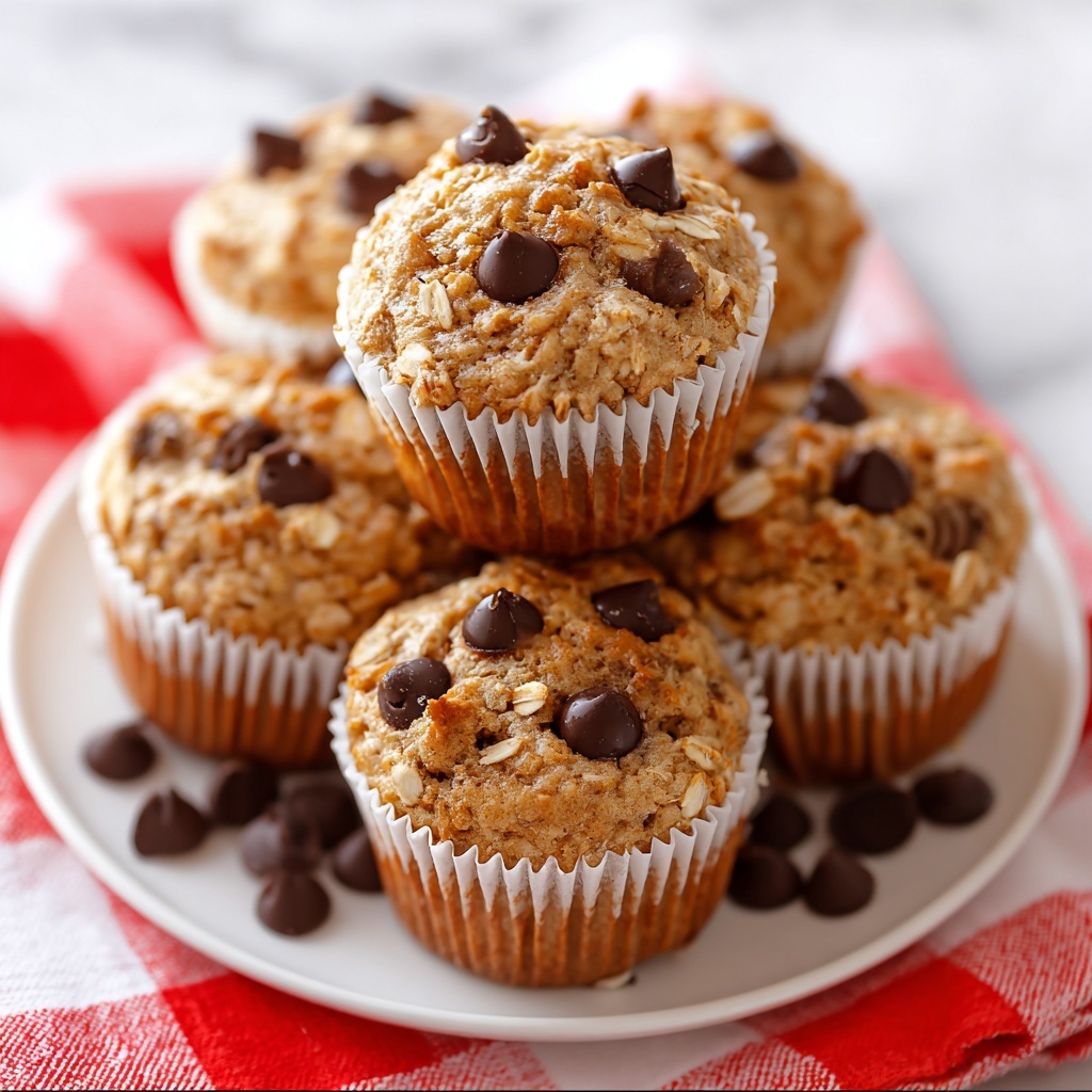 Healthy Oatmeal Muffins with Applesauce and Cinnamon Recipe - Recipe Image