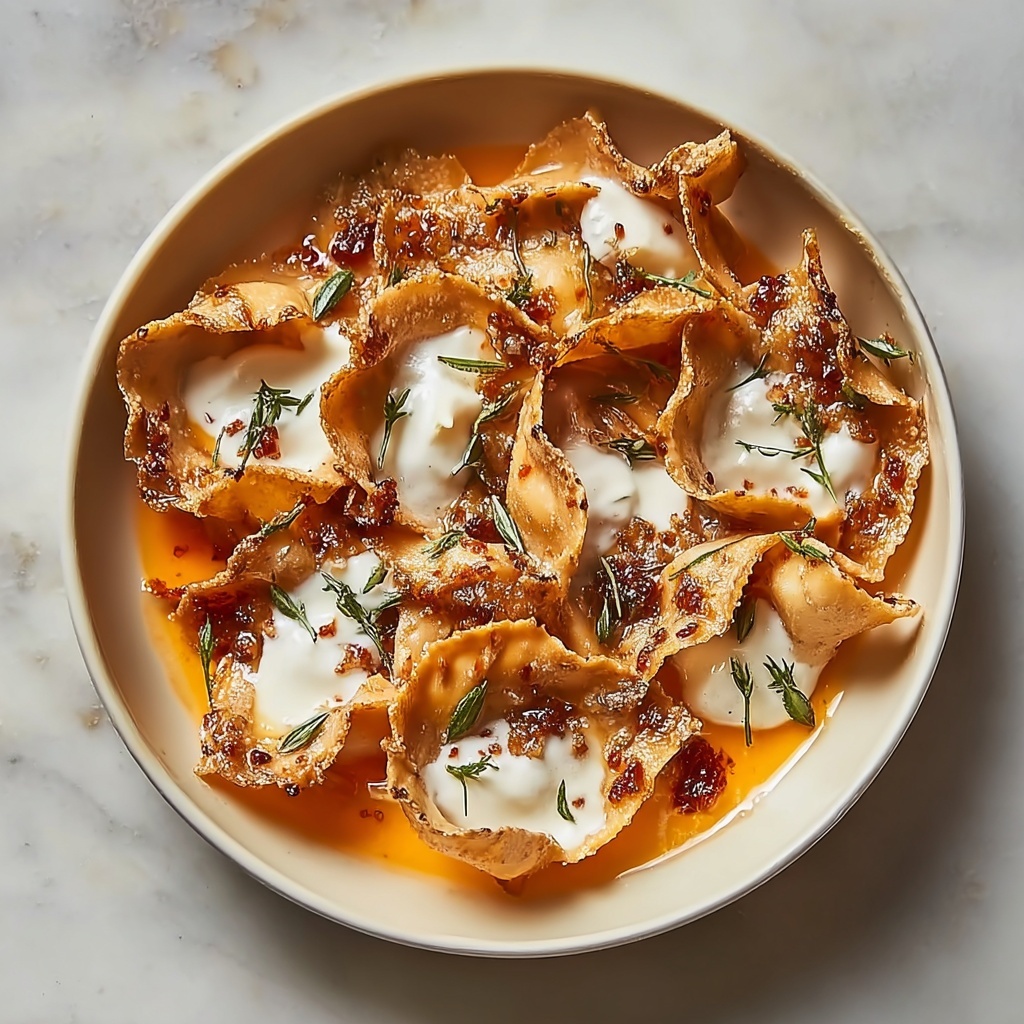Red Kuri Squash and Goat’s Cheese Manti Recipe - Recipe Image