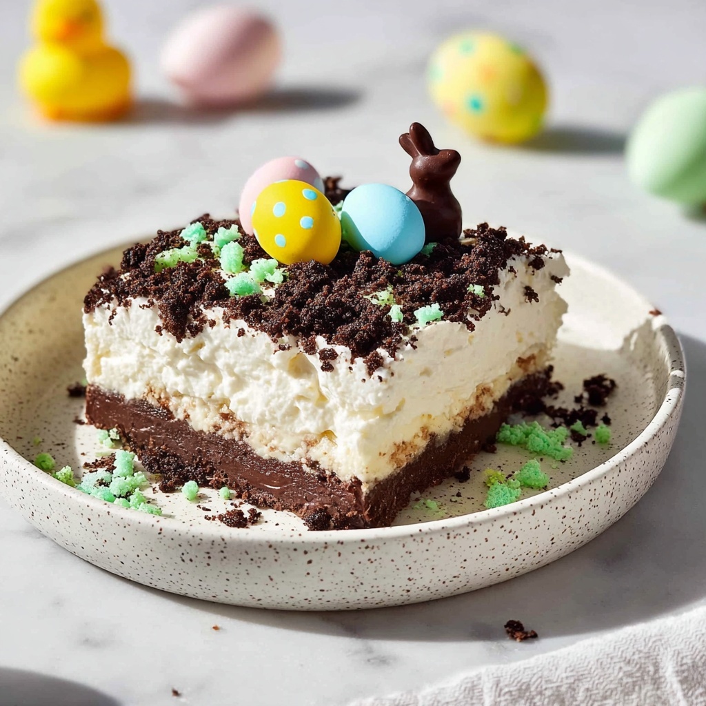 Easter Bunny Dirt Cake Recipe - Recipe Image