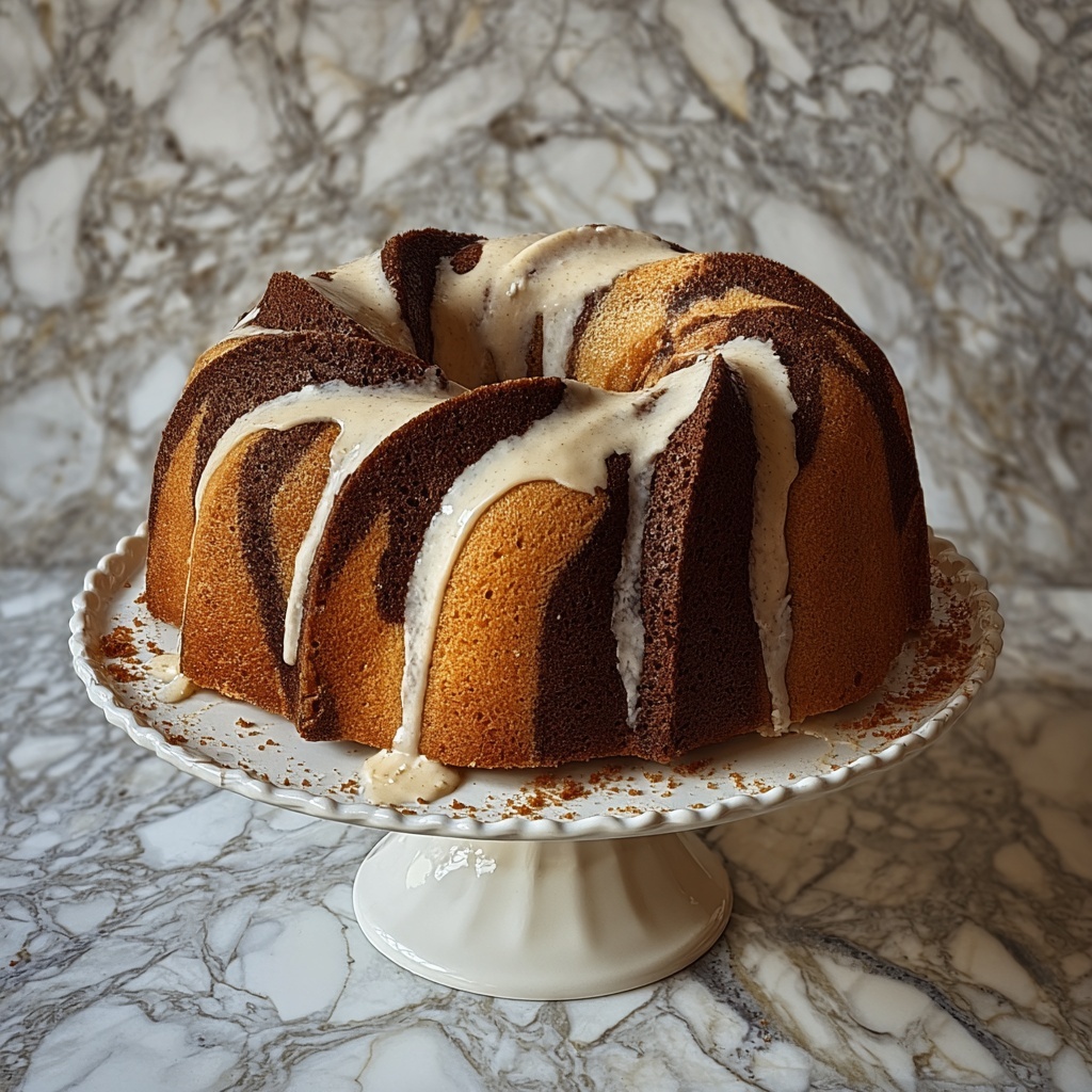Marble Bundt Cake Recipe - Recipe Image