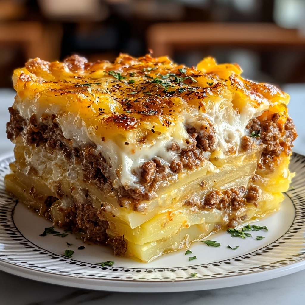 Sausage, Egg, and Cream Cheese Hashbrown Casserole Recipe - Recipe Image