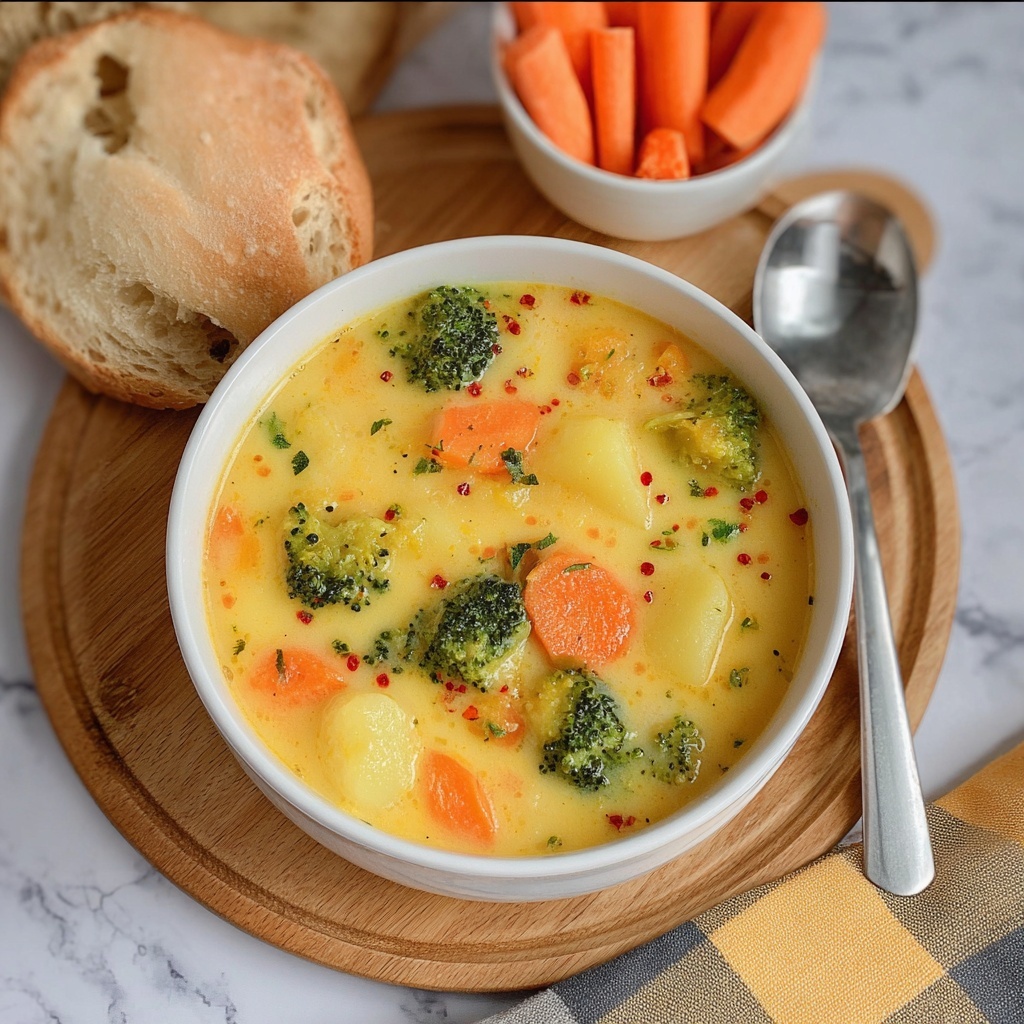 Creamy Vegetable Soup Recipe - Recipe Image