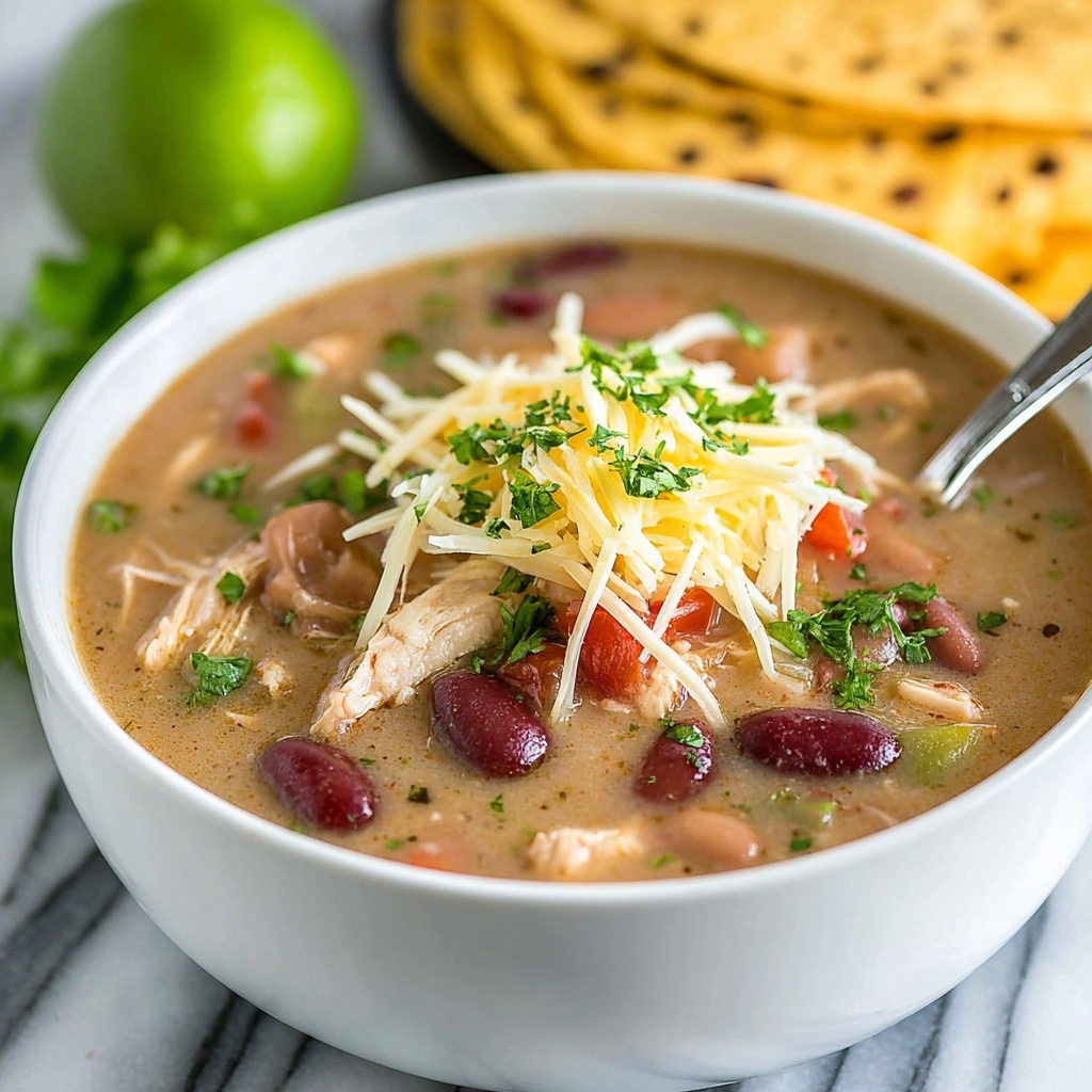 White Chicken Chili Crockpot: Easy Slow Cooker Recipe - Recipe Image