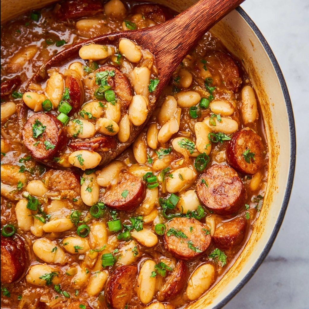 White Beans and Sausage Stew Recipe - Recipe Image