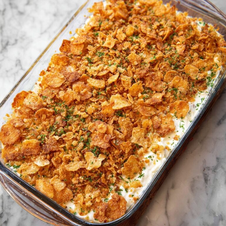 Sour Cream Chicken Bake with Parmesan and Croutons Recipe