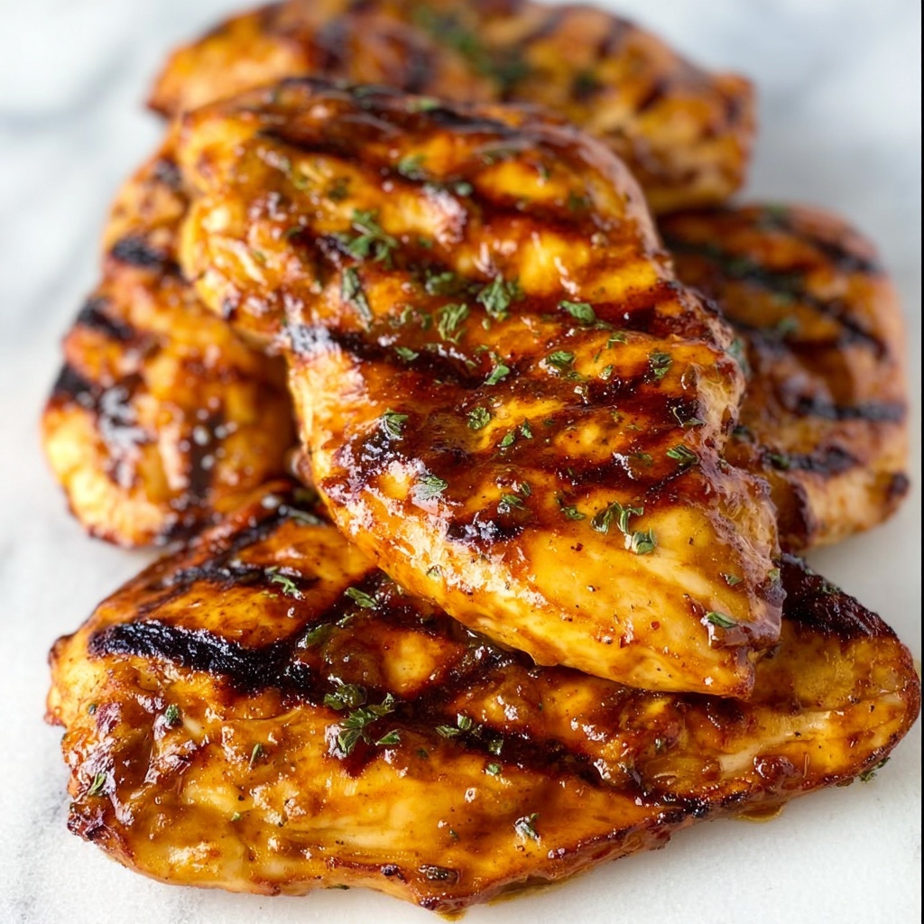 Apple BBQ Grilled Chicken Recipe - Recipe Image