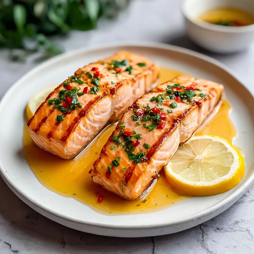 Baked Salmon with Honey Mustard Recipe - Recipe Image