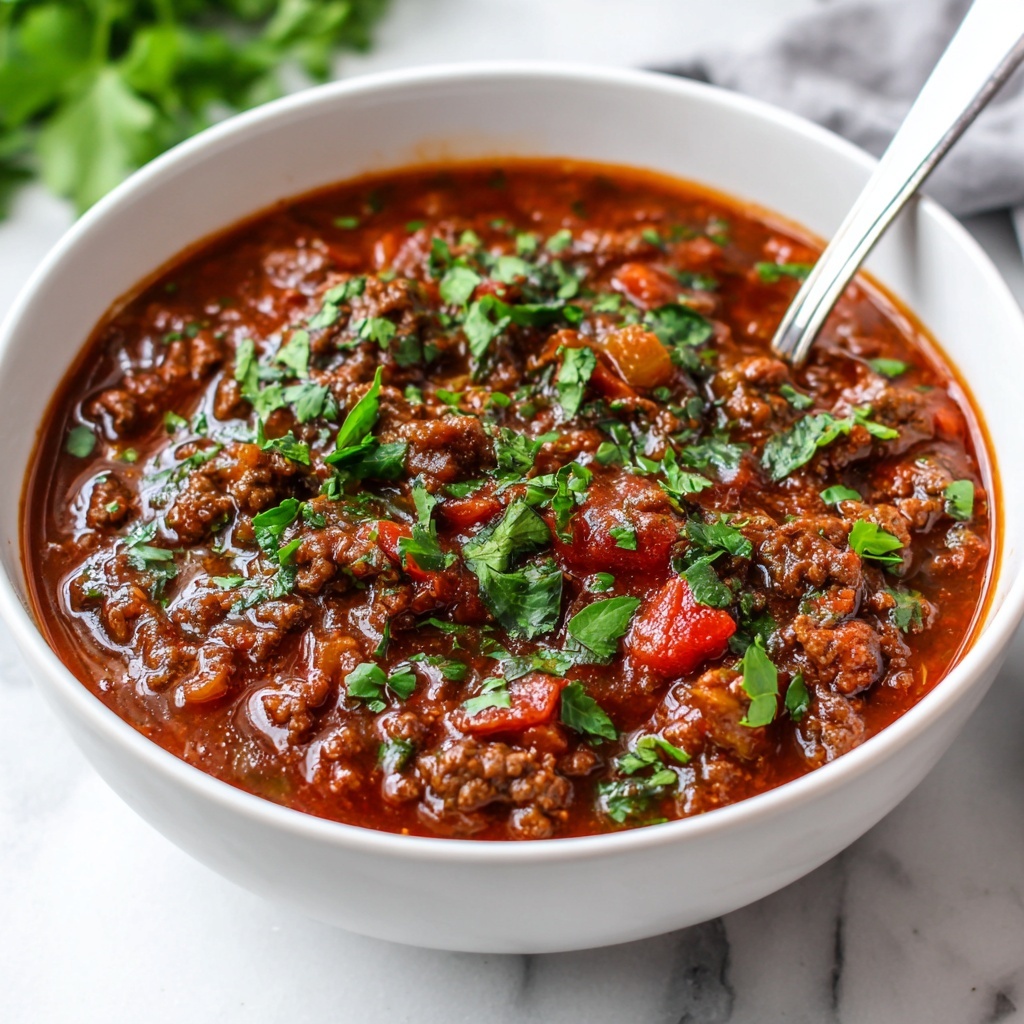 Slow Cooker No Bean Chili Recipe - Recipe Image