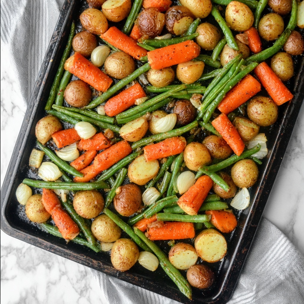 Garlic Herb Roasted Veggies Recipe - Recipe Image