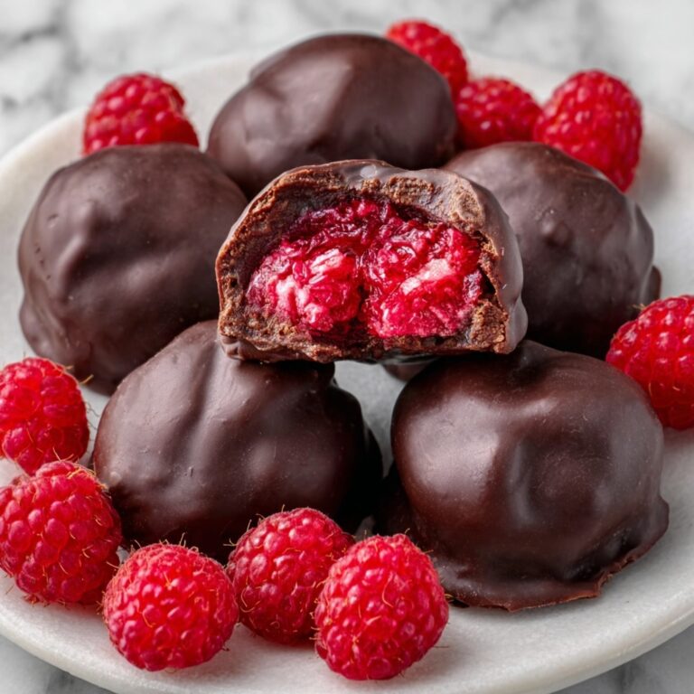 Chocolate Frozen Raspberries Recipe