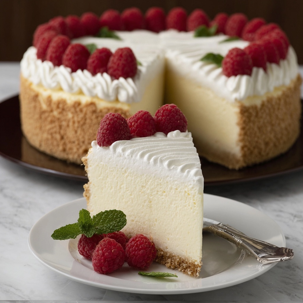 Vanilla Bean Cheesecake with a Vanilla Wafer Crust Recipe - Recipe Image