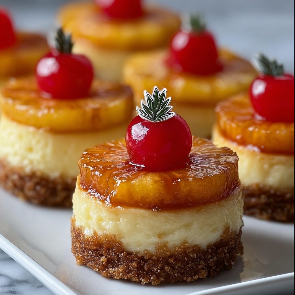 Mini Pineapple Upside-down Cheesecakes Recipe - Recipe Image