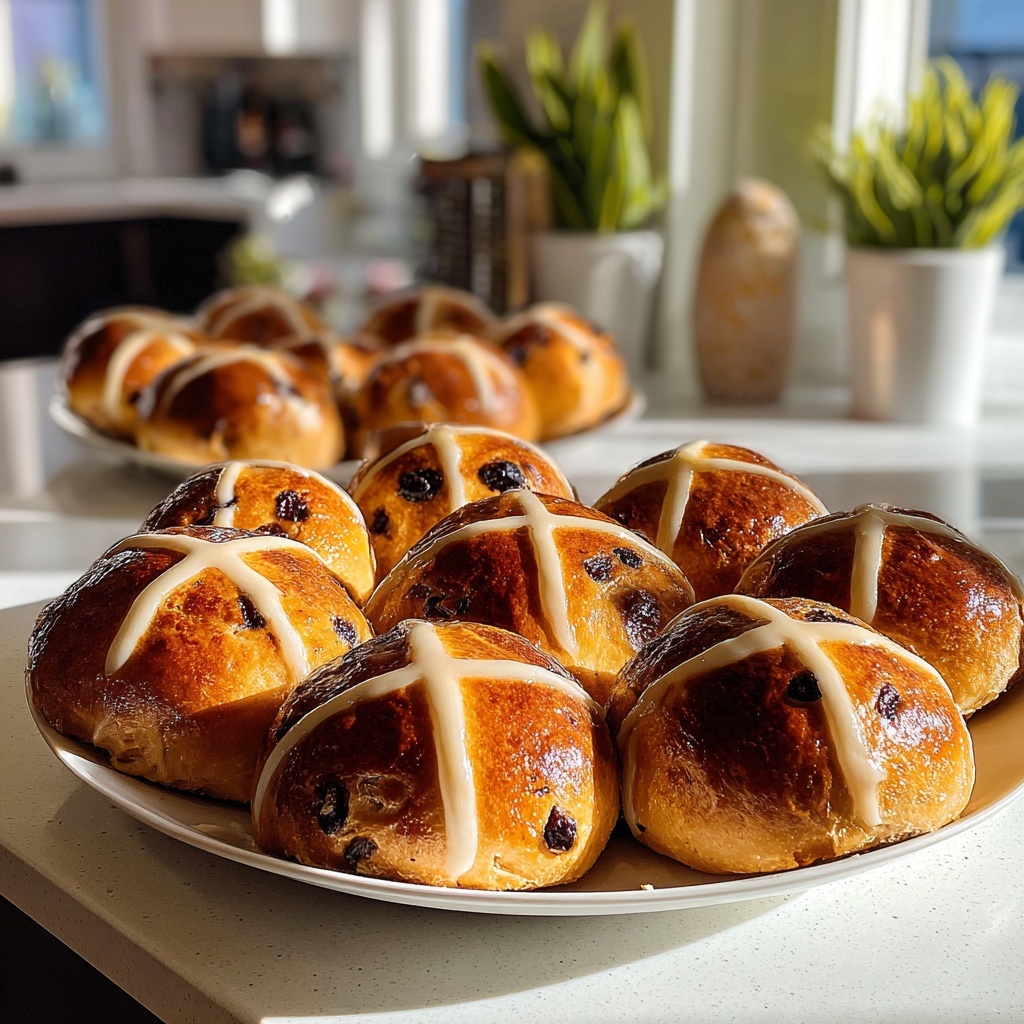 Traditional Hot Cross Buns Recipe - Recipe Image