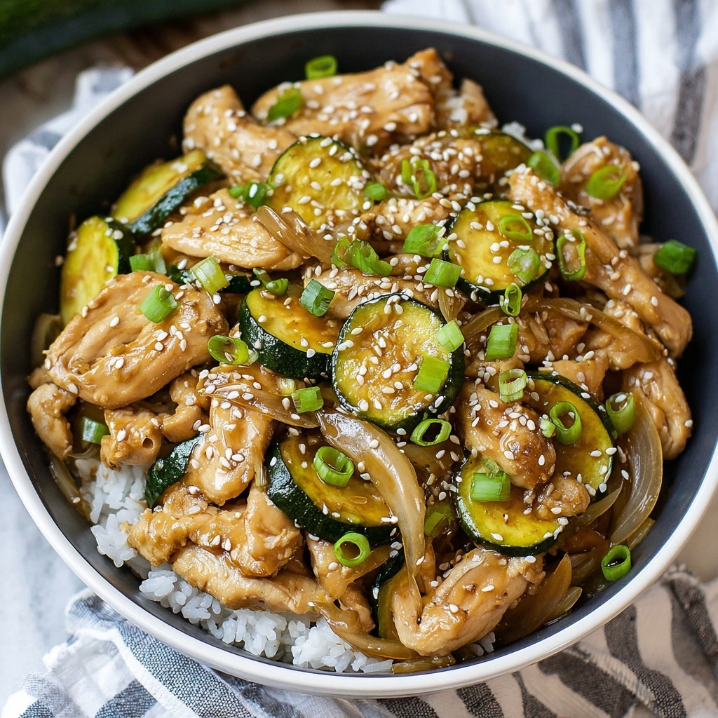 Chicken Zucchini Stir Fry Recipe - Recipe Image