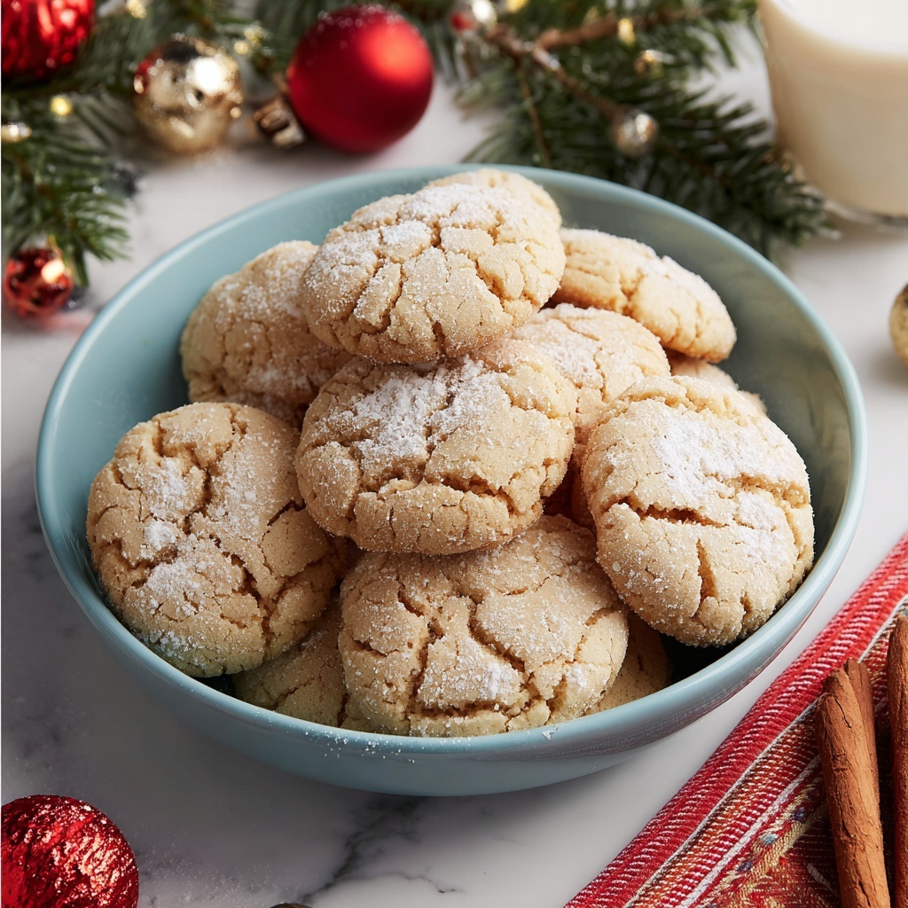 Christmas Snickerdoodles Recipe - Recipe Image