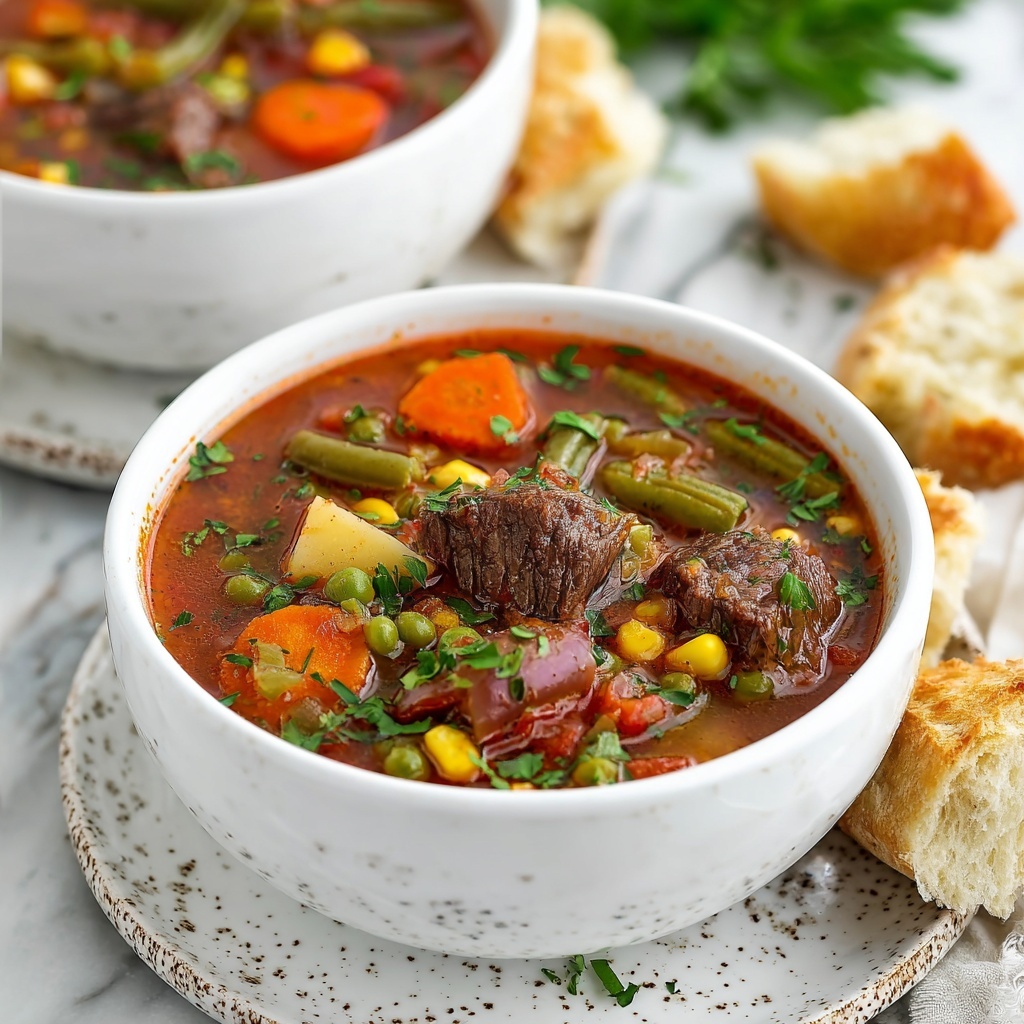 Vegetable Beef Soup Recipe - Recipe Image