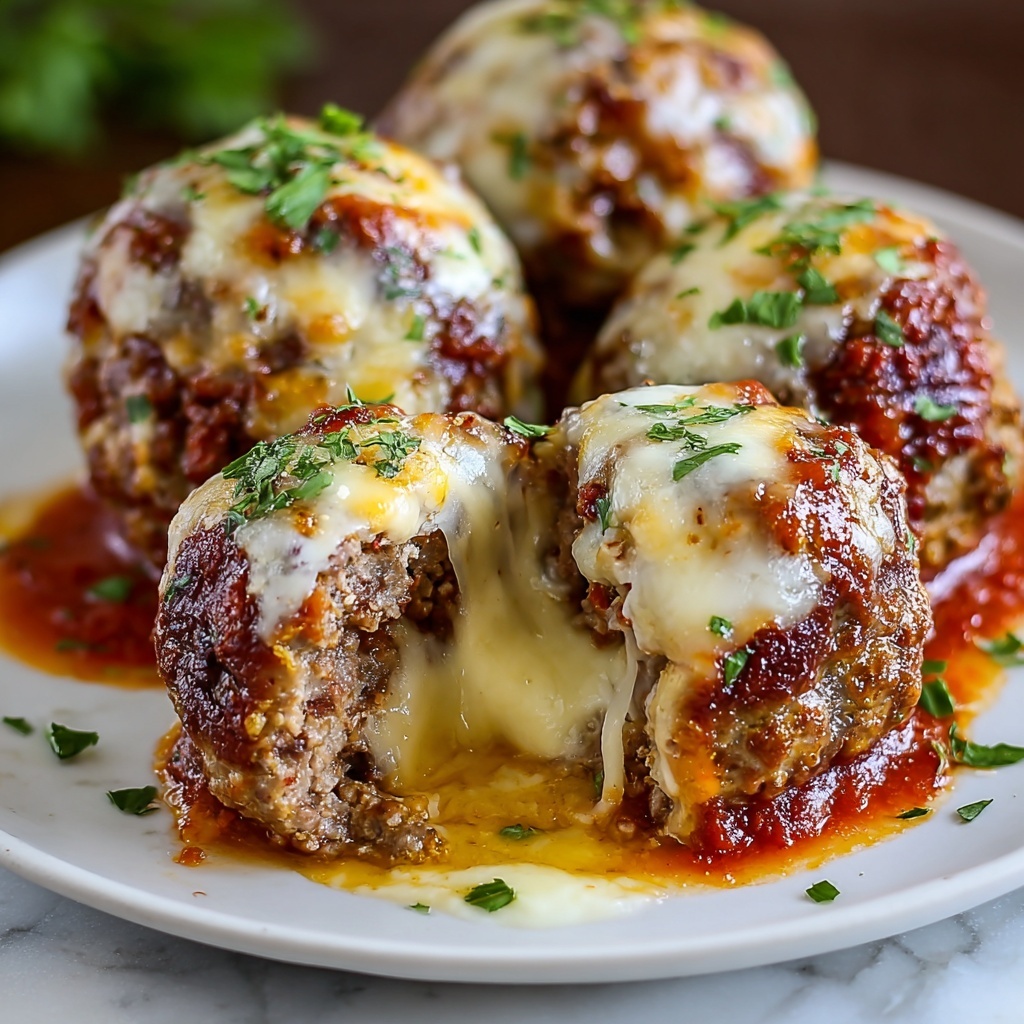 Cheesy Stuffed Meatloaf Bites Recipe - Recipe Image