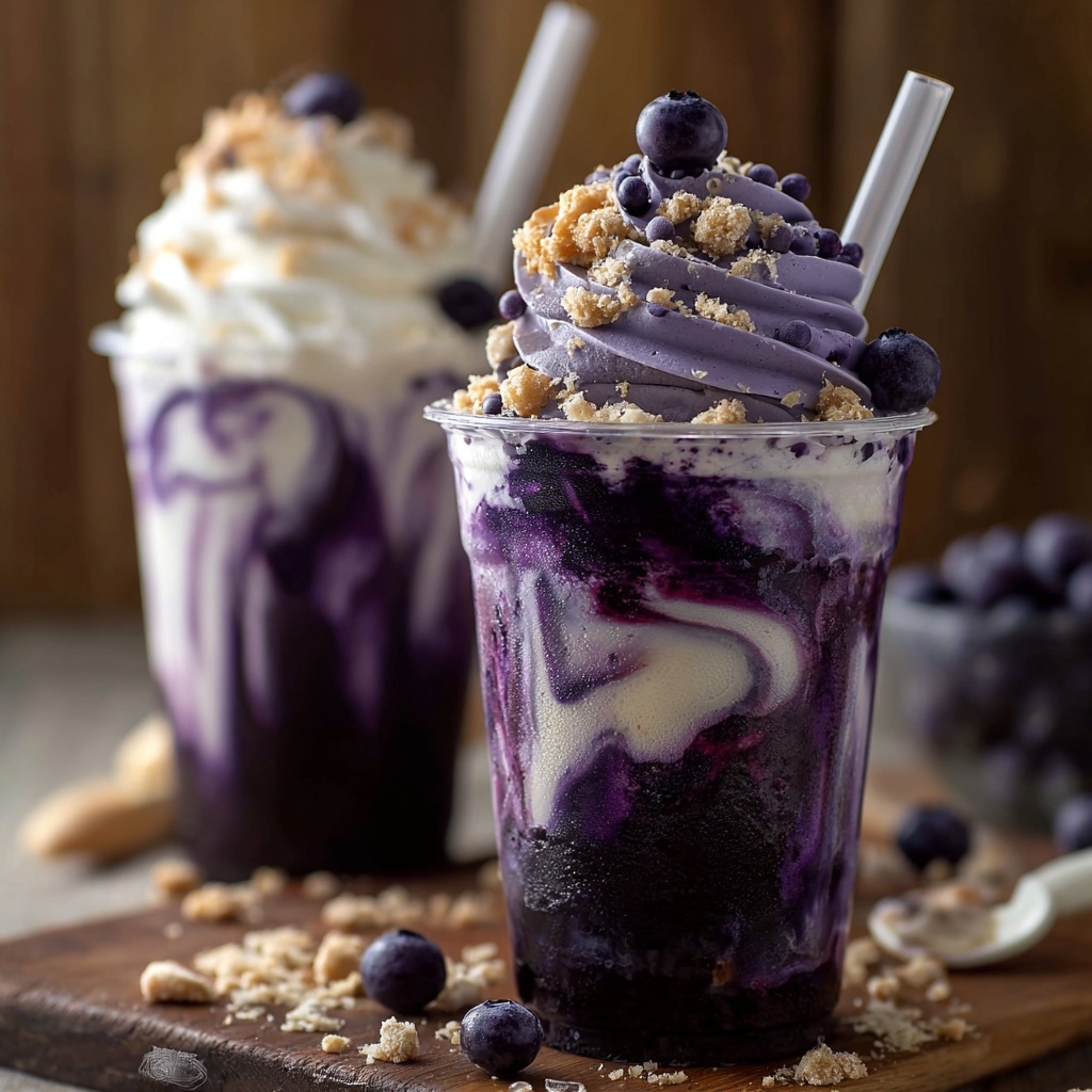 Blueberry Cheesecake Frappuccino Recipe - Recipe Image