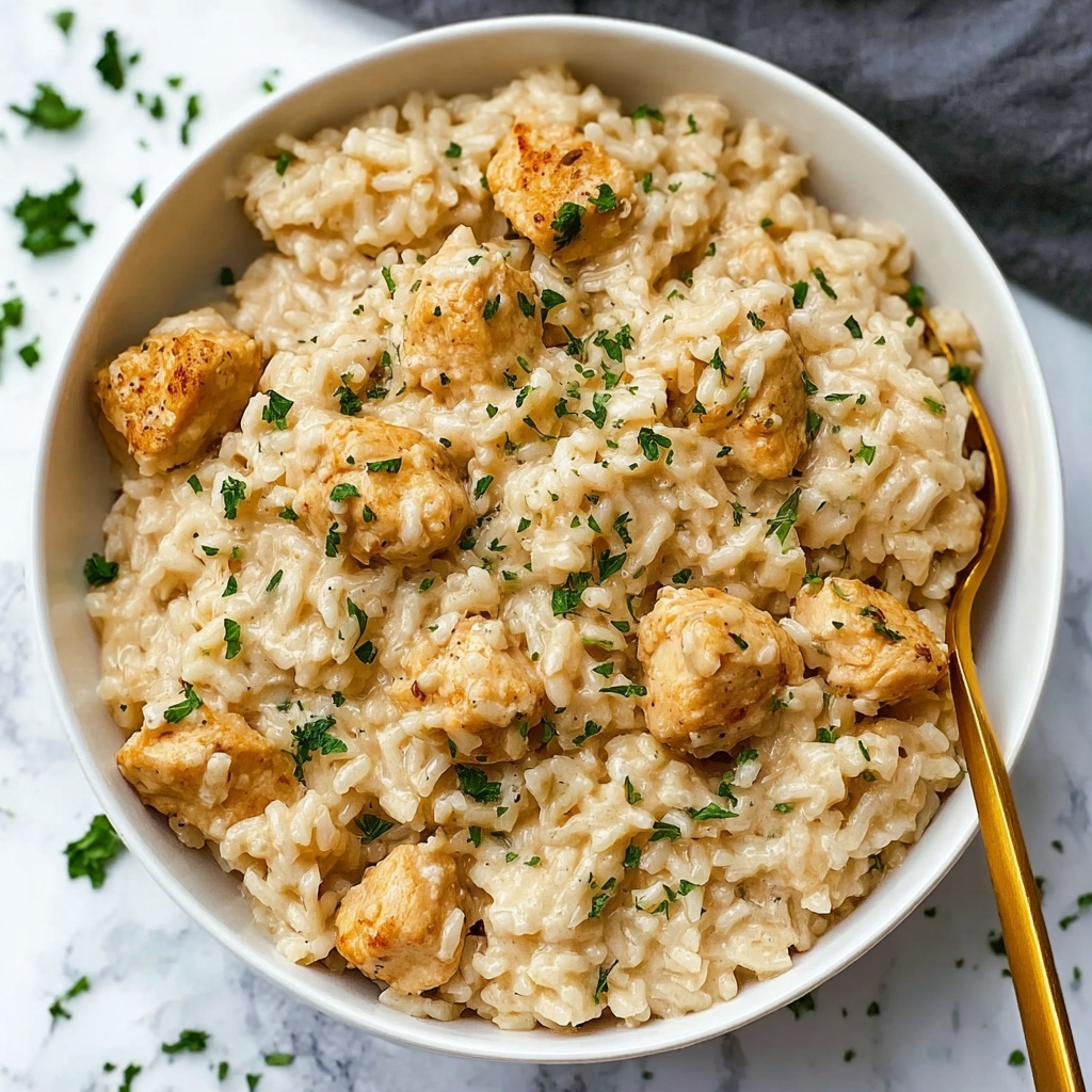 Creamy Chicken and Rice Recipe - Recipe Image