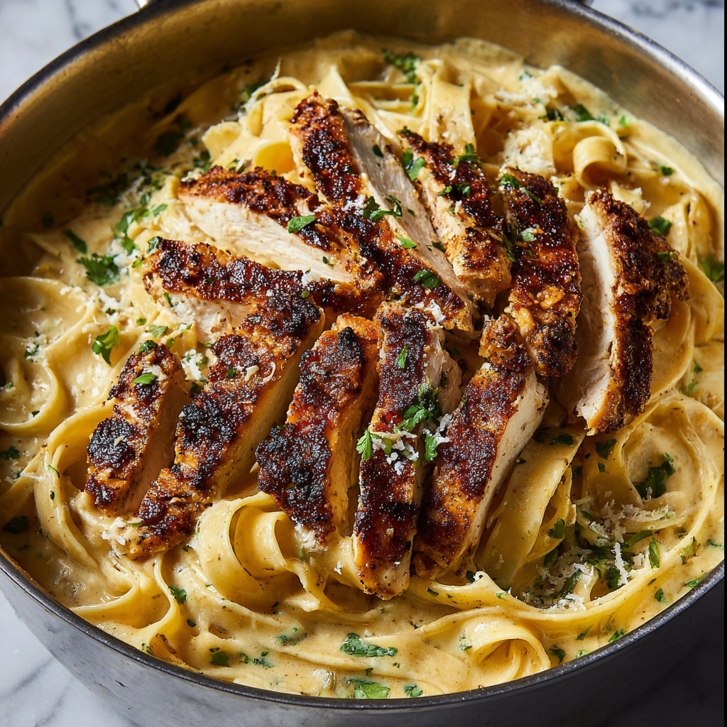Creamy Lemon Chicken Pasta Recipe - Recipe Image