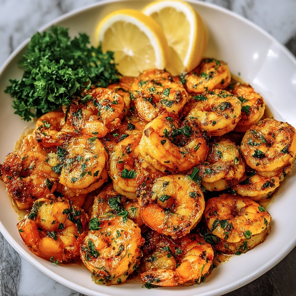 Spicy Lemon Garlic Shrimp Recipe - Recipe Image