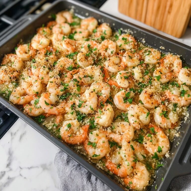 Garlic Parmesan Baked Shrimp Recipe