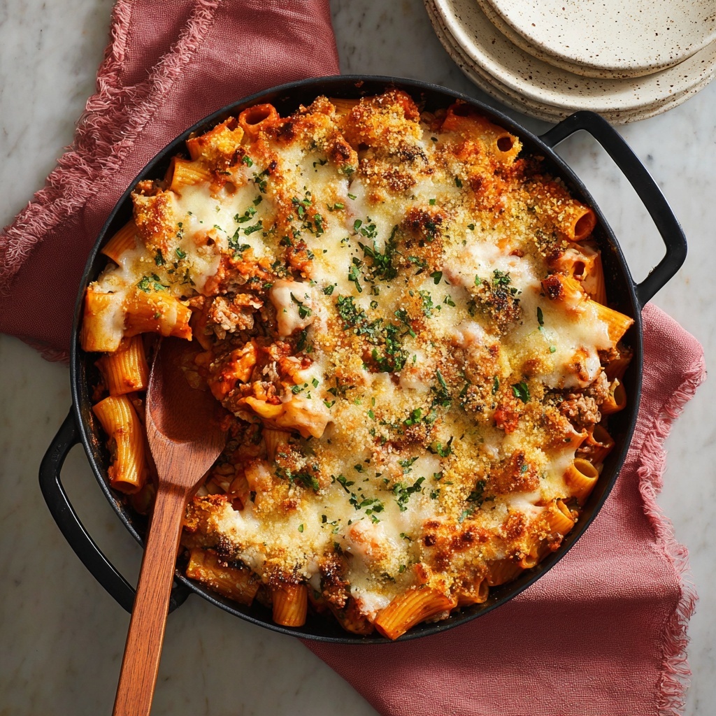 Baked Rigatoni with Sausage and Boursin Cheese Recipe - Recipe Image