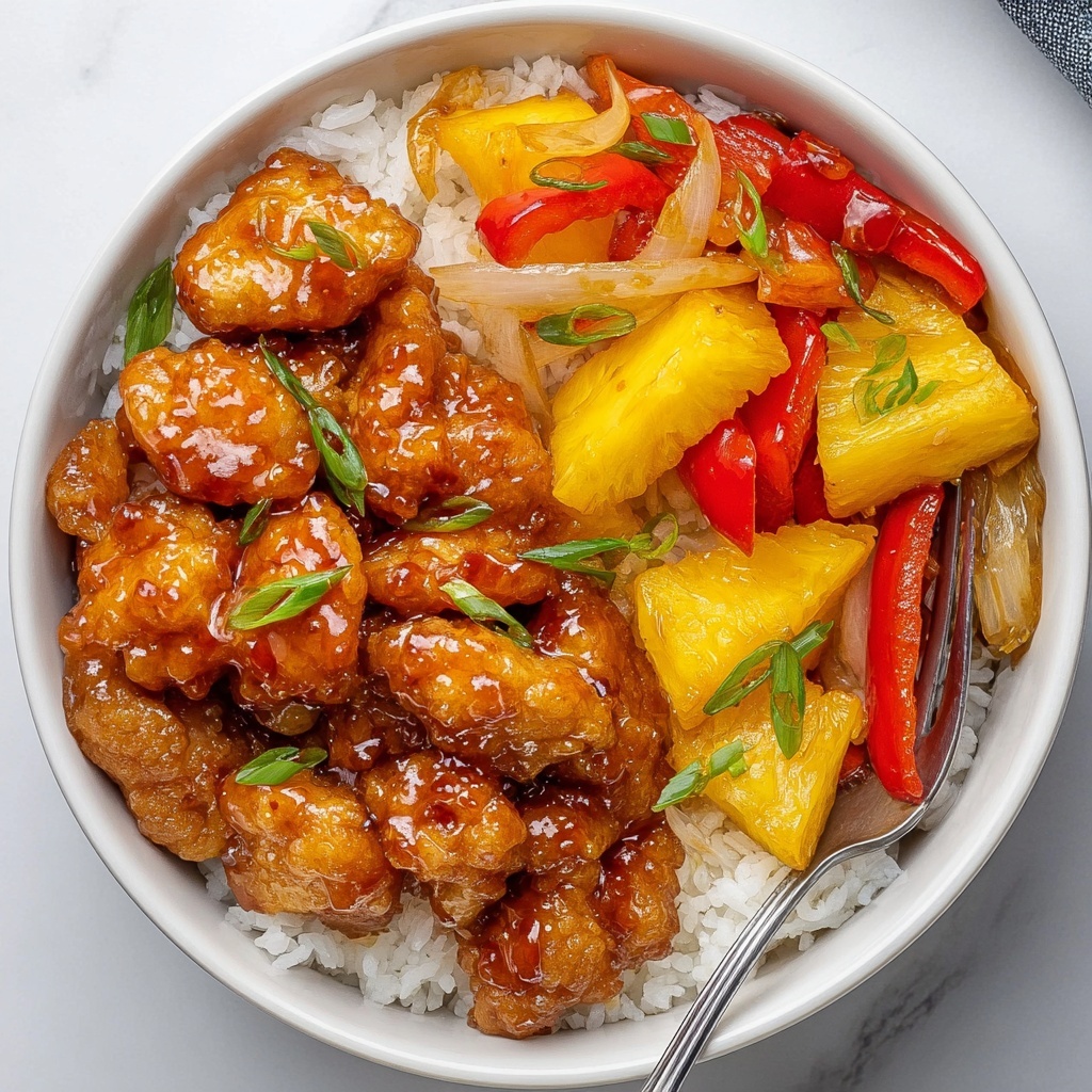 Sweet and Sour Chicken with Pineapple Recipe - Recipe Image