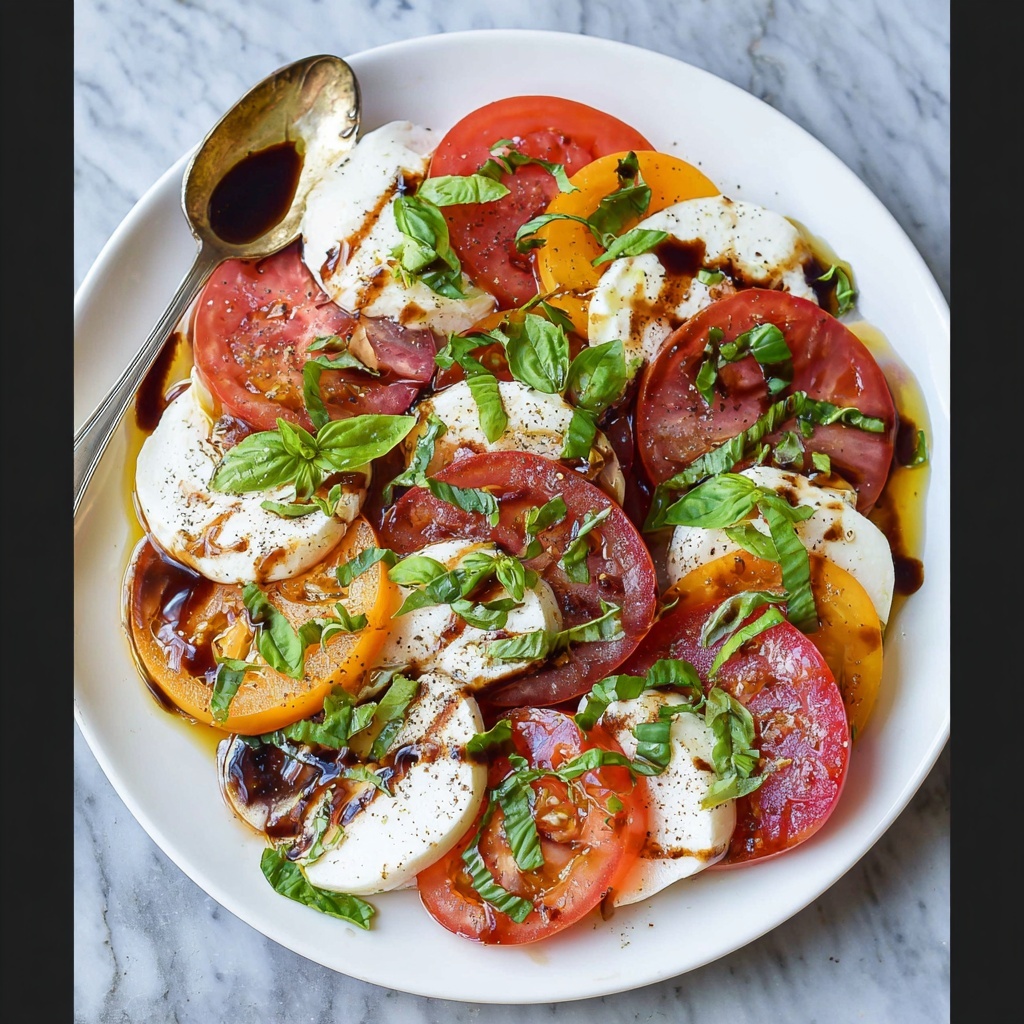 Caprese Salad with Balsamic Glaze Recipe - Recipe Image