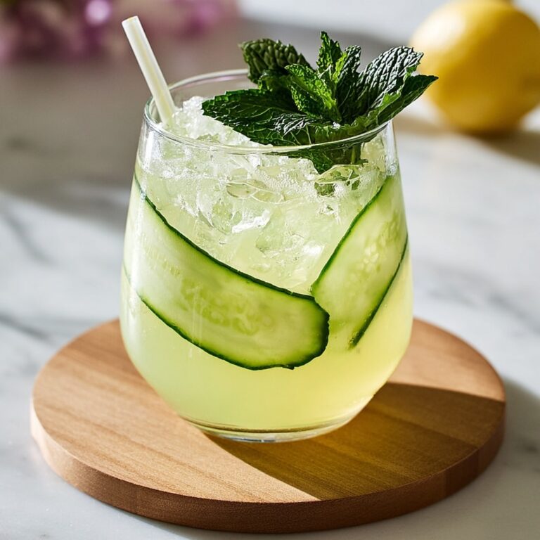 Cucumber Gin Fizz Pops Recipe