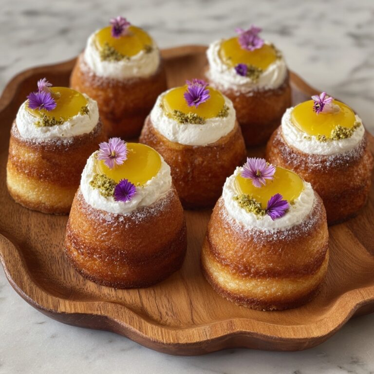 Mini Brown Butter Lemon Cakes Recipe