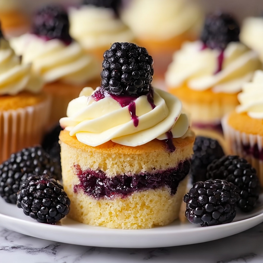 Blackberry Cheesecake Muffins Recipe - Recipe Image