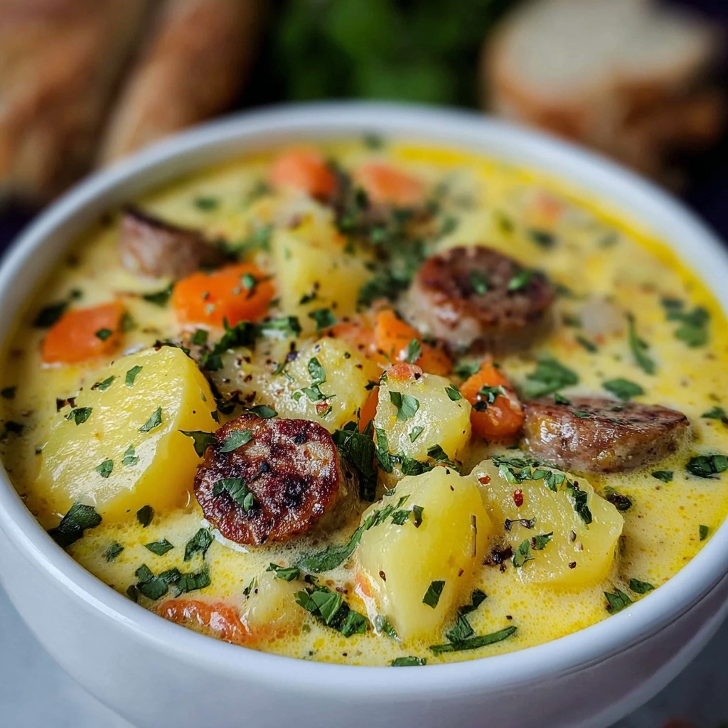 Kielbasa Potato Soup Recipe - Recipe Image
