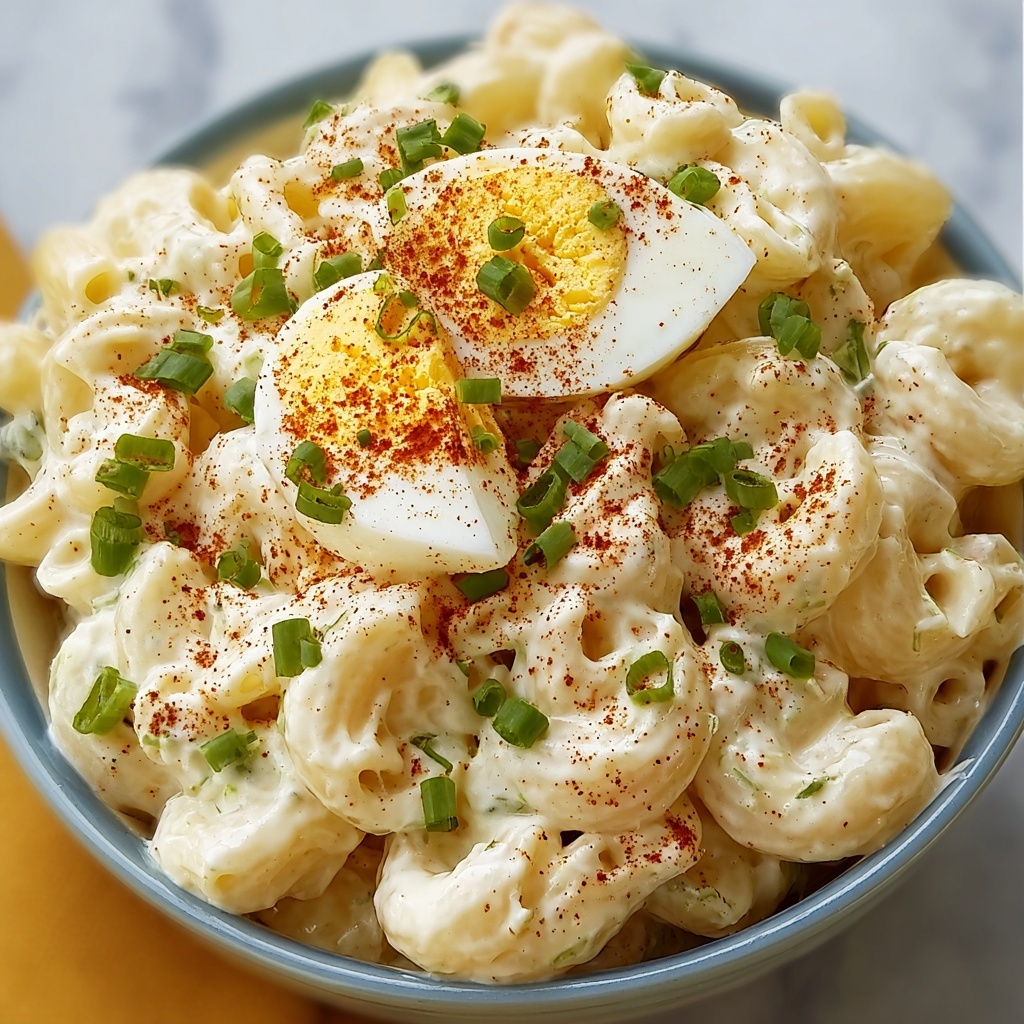 Deviled Egg Macaroni Salad Recipe - Recipe Image