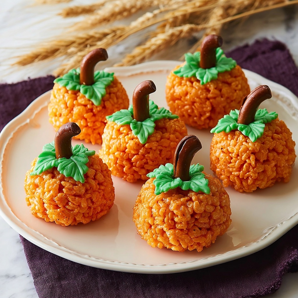 Pumpkin Rice Krispie Treats Recipe - Recipe Image