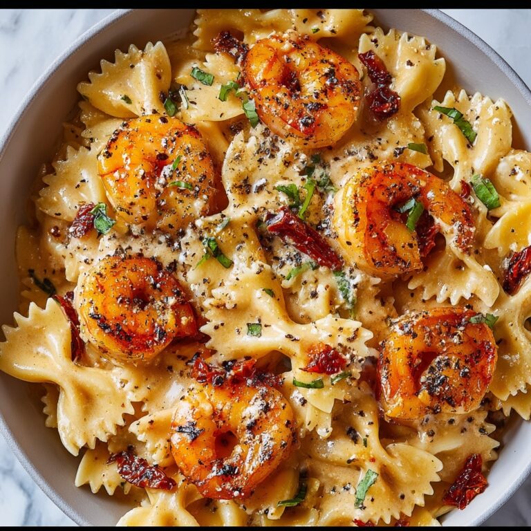 Creamy Garlic Shrimp Pasta Recipe