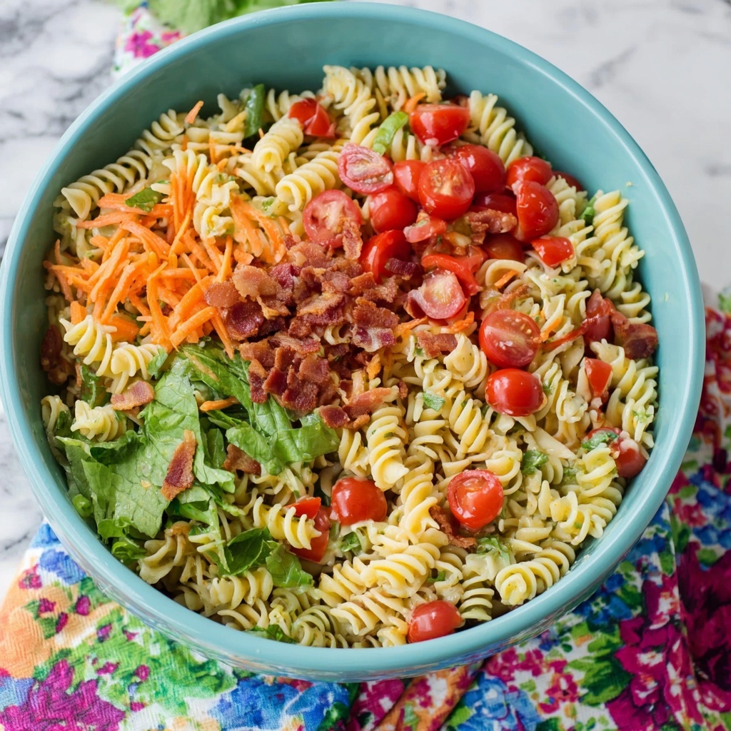 Ranch BLT Pasta Salad Recipe - Recipe Image