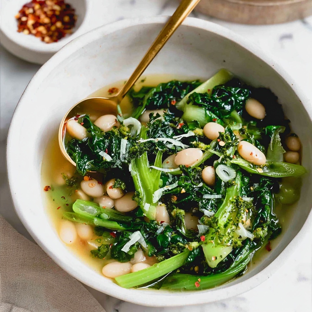 Escarole and Beans Recipe - Recipe Image