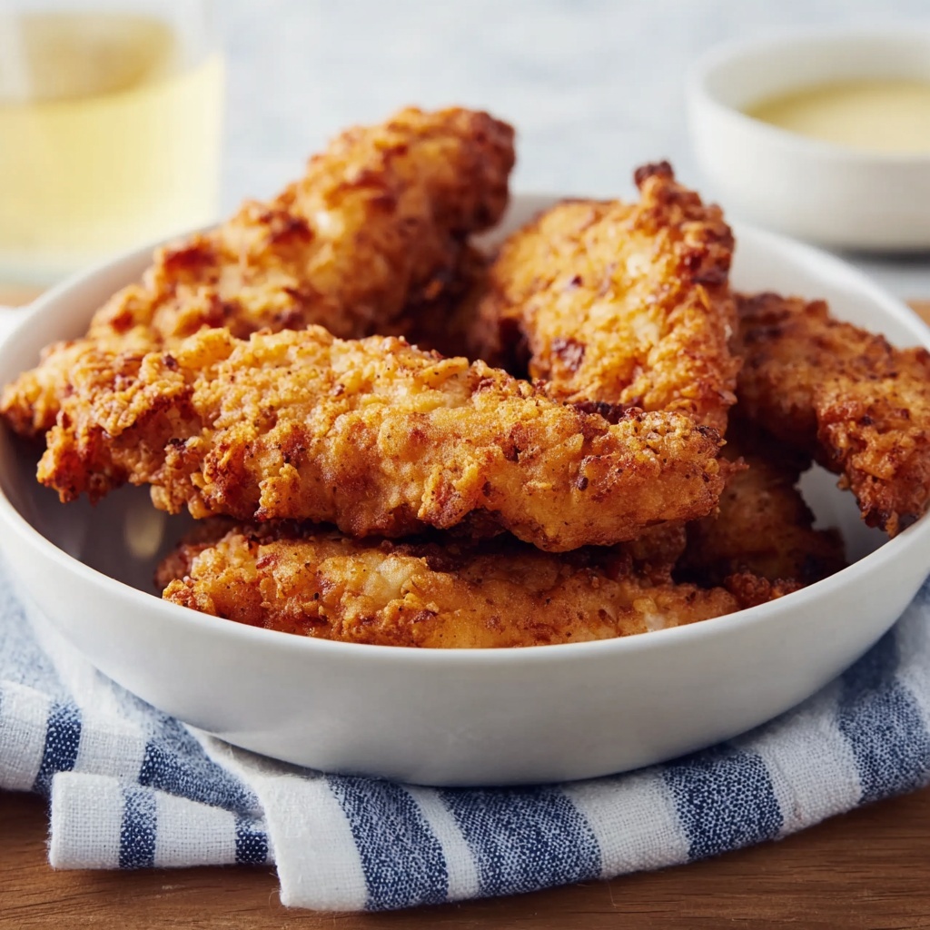 Buttermilk Fried Chicken Tenders Recipe - Recipe Image