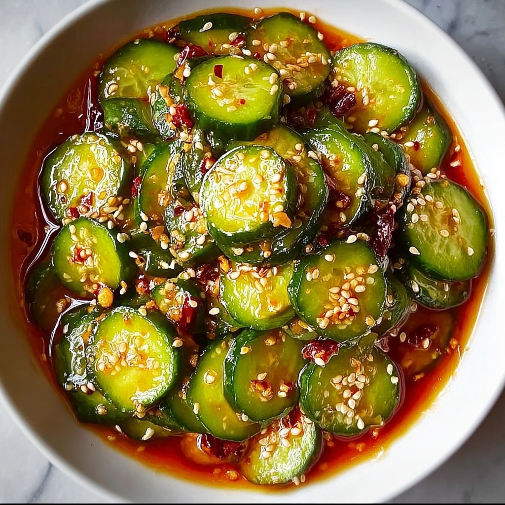 Easy Asian Cucumber Salad Recipe - Recipe Image