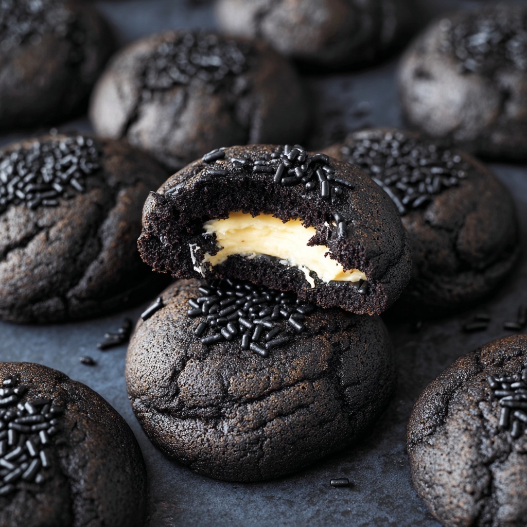 Black Velvet Cheesecake Cookies Recipe - Recipe Image