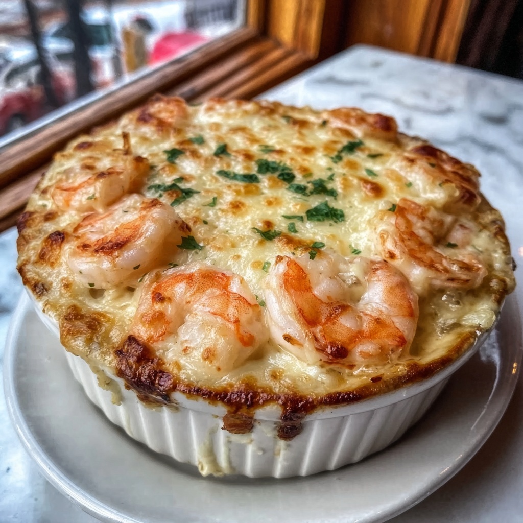 Shrimp Crab Alfredo Bake Recipe - Recipe Image