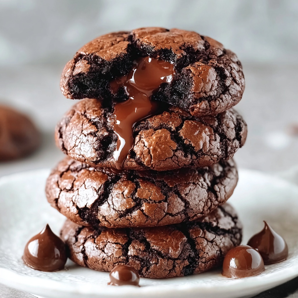 Fudgy Chocolate Brownie Cookies Recipe - Recipe Image