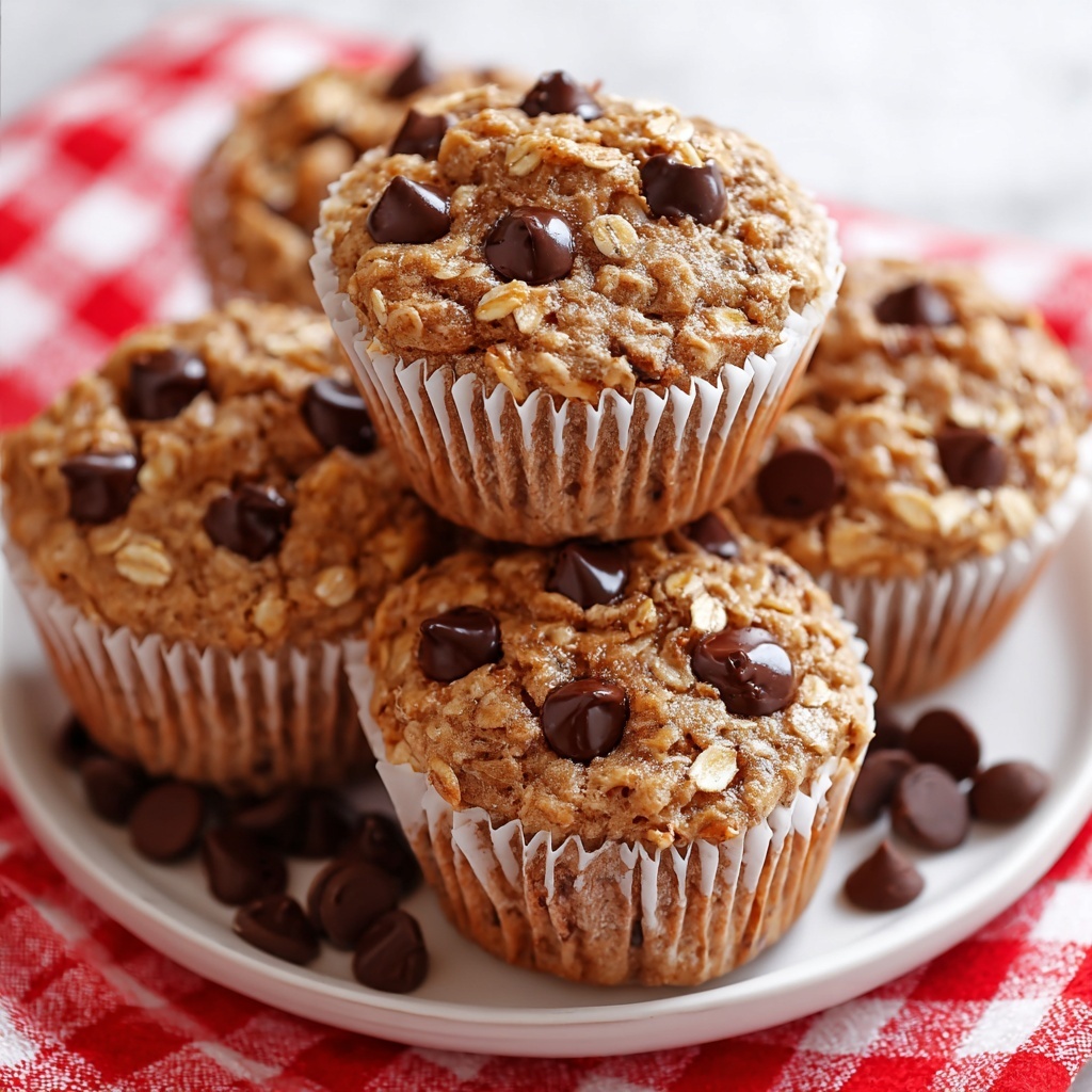 Healthy Oatmeal Muffins with Applesauce and Cinnamon Recipe - Recipe Image