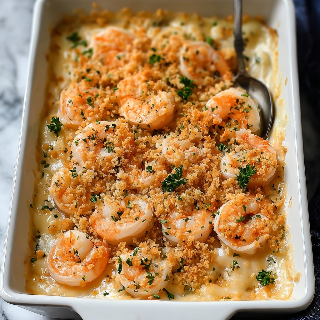 Creamy Shrimp and Rice Casserole Recipe - Recipe Image