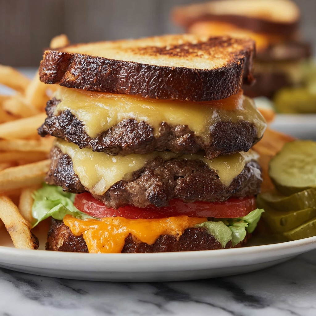Grilled Cheese Burgers Recipe - Recipe Image
